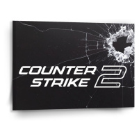 Sablio Obraz Counter Strike 2 Průstřel - 90x60 cm