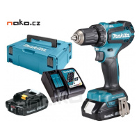 MAKITA DDF485RAJ bezuhlíkový aku vrtací šroubovák LXT LiIon 18V 2x 2.0Ah, Makpac