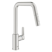 Dřezová baterie Grohe Start 2021 s vytahovací sprškou, 2 proudy supersteel 30631DC0