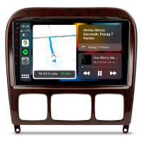 Mercedes W220 Nejnovější Android Carplay Navigace Rádio Mapy