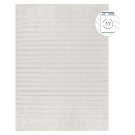 Bílý pratelný koberec z žinylky 80x160 cm Elton – Flair Rugs