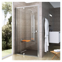 Ravak PIVOT PDOP2 - 100 SATIN/TRANSPARENT sprchové otočné dveře 100 cm, matný stříbrný rám, čiré