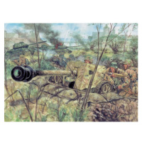 Model Kit figurky 6096 - WWII - GERMAN PAK40 AT GUN & CREW (1:72)