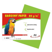 Barevný papír A4 80 g - 100 ks - zelený