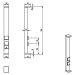 Light Impressions Deko-Light sloupek se zásuvkami Lerna 600, 7,4 W, 3000/4000K, 220-240V 237 lm 