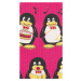 Kineziologické tejpy BB Tape pro citlivou pokožku - dětský motiv - tučňák Barva: růžová