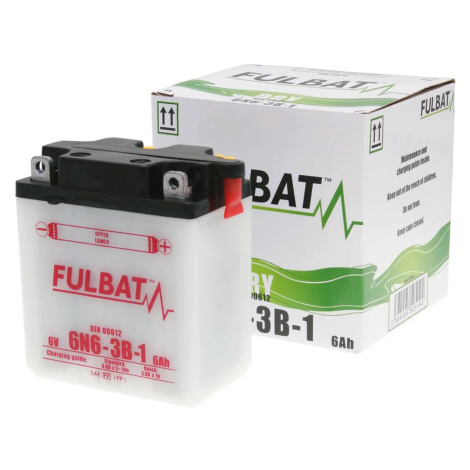 Baterie Fulbat 6V 6N6-3B-1, včetně kyseliny FB550519