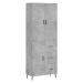 vidaXL Skříň highboard betonově šedá 69,5x34x180 cm kompozitní dřevo