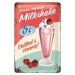 Plechová cedule Original American Milkshake, 20 × 30 cm