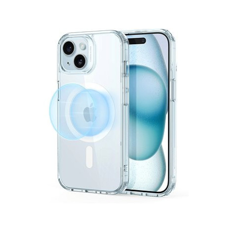 ESR Classic Hybrid Case (HaloLock), Compatible with iPhone 15, Clear Blue