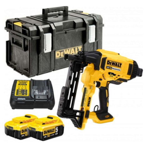 DeWALT Nářadí - 18V AKU sponkovačka na ploty 40-50 mm, 2x aku 5,0 Ah XR, nabíječka DCFS950P2