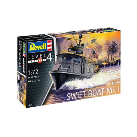 Revell Plastic ModelKit loď 05176 - US Navy SWIFT BOAT Mk.I (1:72)