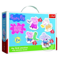 Baby puzzle Prasátko Peppa 4v1 - puzzle z kategorie Maxi dílky