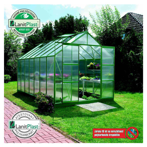 Polykarbonátový skleník VITAVIA URANUS 11500, PC 6 mm, zelený LG581 Vitavia Garden