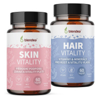 Blendea Beauty set 60 kasplí - Skin vitality 60 kapslí, Hair vitality 60 kapslí