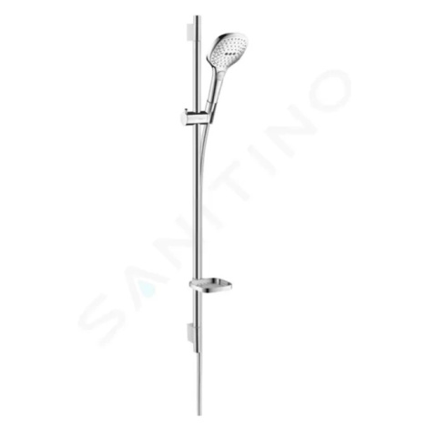 HANSGROHE Raindance Select E Sprchová souprava 120, 3 proudy, EcoSmart 9 l/min, bílá/chrom 26623