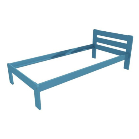 Dětská postel VMK002A modrá, 90x200 cm FOR LIVING
