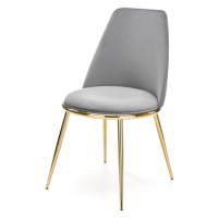 Jídelní židle SCK-460 šedá/zlatá