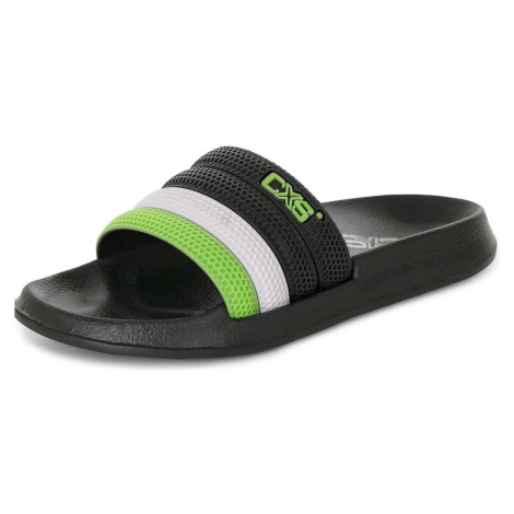CXS Gulf nazouvák pantofle černo zelená