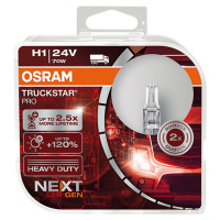 OSRAM H1 24V 70W P14,5s TRUCKSTAR PRO NEXT GEN +120% více světla 2ks 64155TSP-HCB