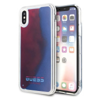 Kryt Guess iPhone X/Xs red hard case California Glow in the dark (GUHCPXGLCRE)