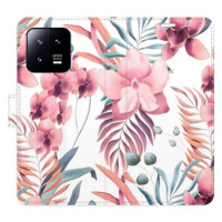 iSaprio flip pouzdro Pink Flowers 02 pro Xiaomi 13