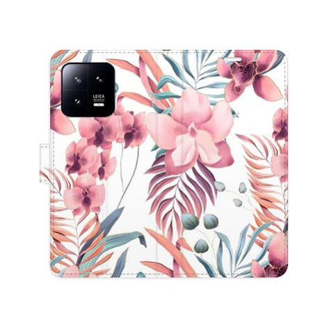 iSaprio flip pouzdro Pink Flowers 02 pro Xiaomi 13