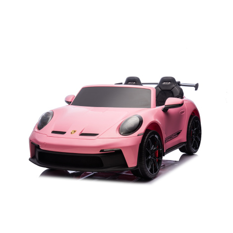 Mamido Elektrické autíčko Porsche 911 GT3 XXL + MP4 | 24V14Ah | 4x200W | Pro 2 děti | růžové