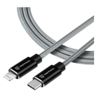 Tactical Fast Rope Aramid Cable USB-C/Lightning MFi 1m Grey