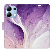 iSaprio flip pouzdro Purple Paint pro Xiaomi Redmi Note 13