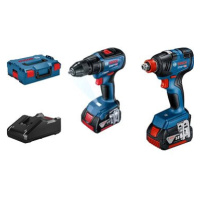 BOSCH GDX18V-200 + GSR18V-50 (2x 4.0Ah, L-Boxx) Professional 0.601.9J2.220