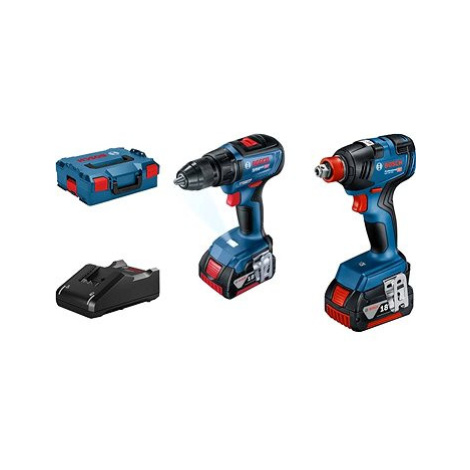 BOSCH GDX18V-200 + GSR18V-50 (2x 4.0Ah, L-Boxx) Professional 0.601.9J2.220