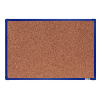 boardOK Korková tabule s hliníkovým rámem 60 × 90 cm, modrý rám