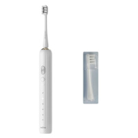 NANDME NX7000 elektrický sonický zubní kartáček s 2 náhradními hlavicemi - bílý