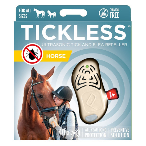 TickLess Horse ultrazvukový odpuzovač klíšťat Béžová