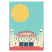 Ilustrace Brighton Pier, Gail Myerscough, 30 × 40 cm