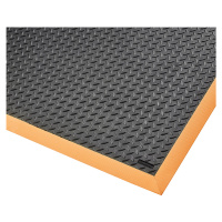 NOTRAX Protiúnavová rohož Cushion Flex®, d x š 2100 x 910 mm, černá / oranžová