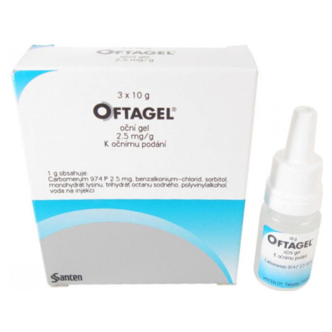 Oftagel 2,5mg/g oční gel 30g