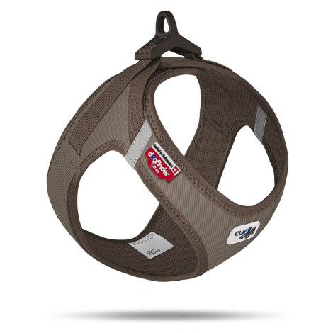 Curli Postroj pro psy se sponou Manšestr Brown 2XS, 2-4 kg