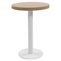 vidaXL Bistro stolek světle hnědý 60 cm MDF