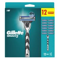 Gillette Mach3 pánský holicí strojek + 12 hlavic