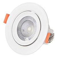 Výklopné podhledové bodové LED 5 W kruh teplá 9 cm