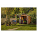 Zahradní domek plocha 228 x 224 cm (mahagon-antracit)