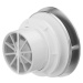 MEXEN AXR 100 koupelnový ventilátor s časovačem, stříbrná W9602-100T-11