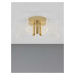 NOVA LUCE stropní svítidlo GATLIN mosazný zlatý kov a akryl LED 20.5W 230V 3000K IP20 stmívateln
