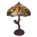 Clayre&Eef Stolní lampa 5LL-6111 v provedení Tiffany