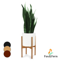 Fox & Fern Deventer, stojany na rostliny, pro květináče 20,3–30,5 cm  Ø, 2 výšky, bambusové prov