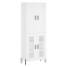 vidaXL Skříň highboard bílá 69,5 x 34 x 180 cm kompozitní dřevo