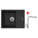 Sinks LINEA 600 Granblack + Elka LINEA 600 Granblack + Elka