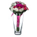 Diamante křišťálová váza Romance s kamínky Swarovski 25 cm